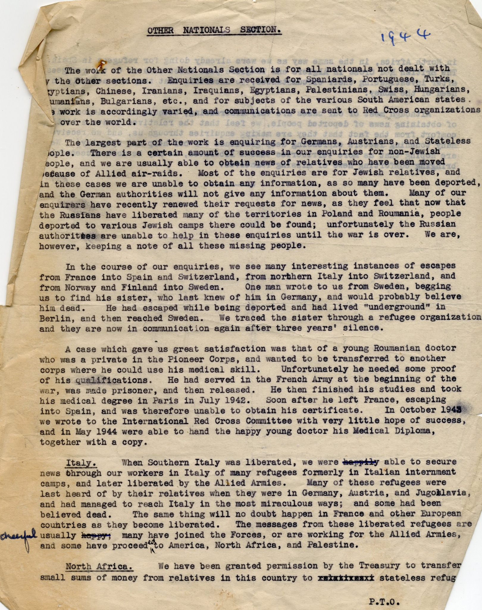 Woodville House Archive: an update from Dave Power, SDCC Local Studies